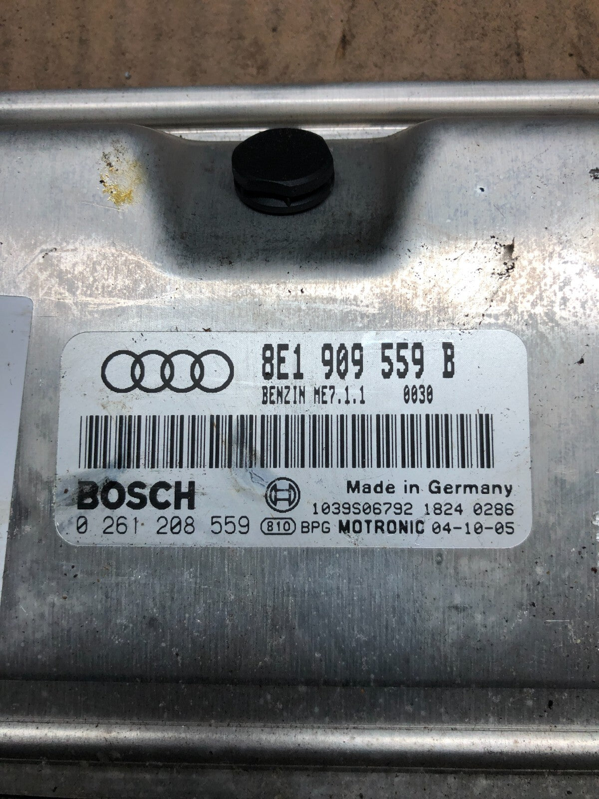 2002 to 2006 Audi A4 3.0L Engine Computer ECM 8E1909559B F6278 PS3