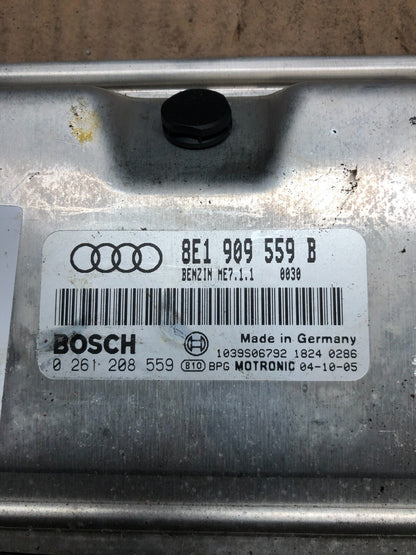 2002 to 2006 Audi A4 3.0L Engine Computer ECM 8E1909559B F6278 PS3
