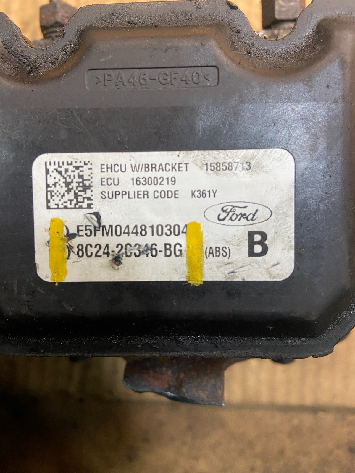 2011 - 2014 Ford E250 E350 Van  ABS Anti Lock Brake Pump Module Oem y4383 DG7