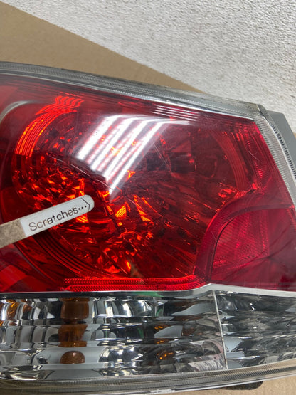2008 to 2012 Honda Accord Sedan Tail light Left Driver LH Side AE6925 LK3