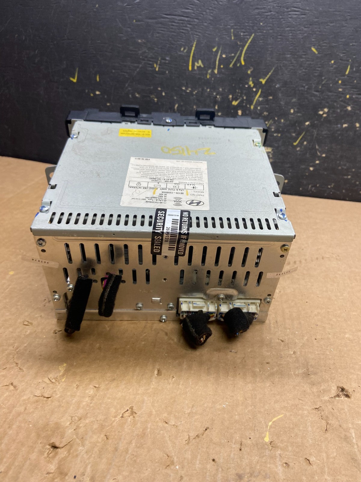 2016 to 2017 Hyundai Sonata Radio CD Player AM/FM Audio Z4150 DG3