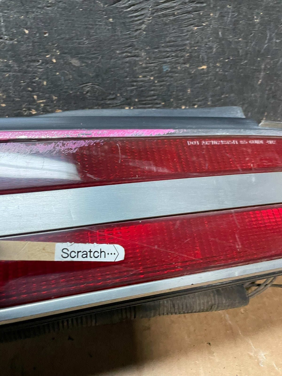 1986 to 1987 Buick Somerset Skylark Trunk Rear Center Tail Light Panel Z5859 PS5