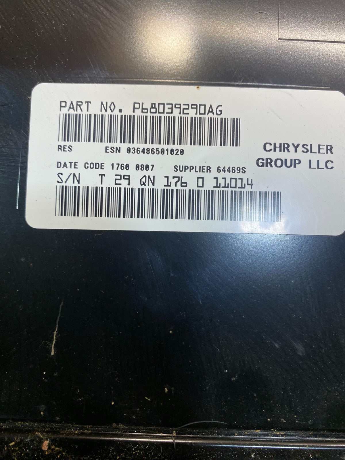 2011 2012 2013 Dodge Journey AM FM Radio Disc CD Player Receiver z5390 DG6