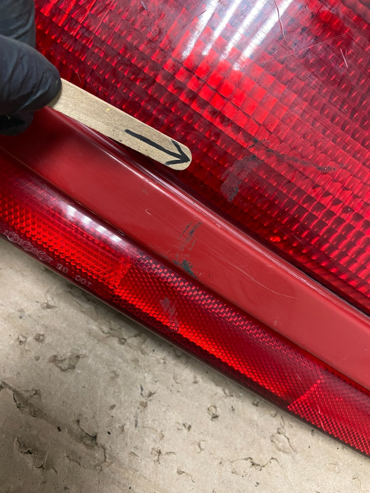 1992 to 1994 Plymouth Laser Left Driver Side tail Light OEM AB0920 DG4