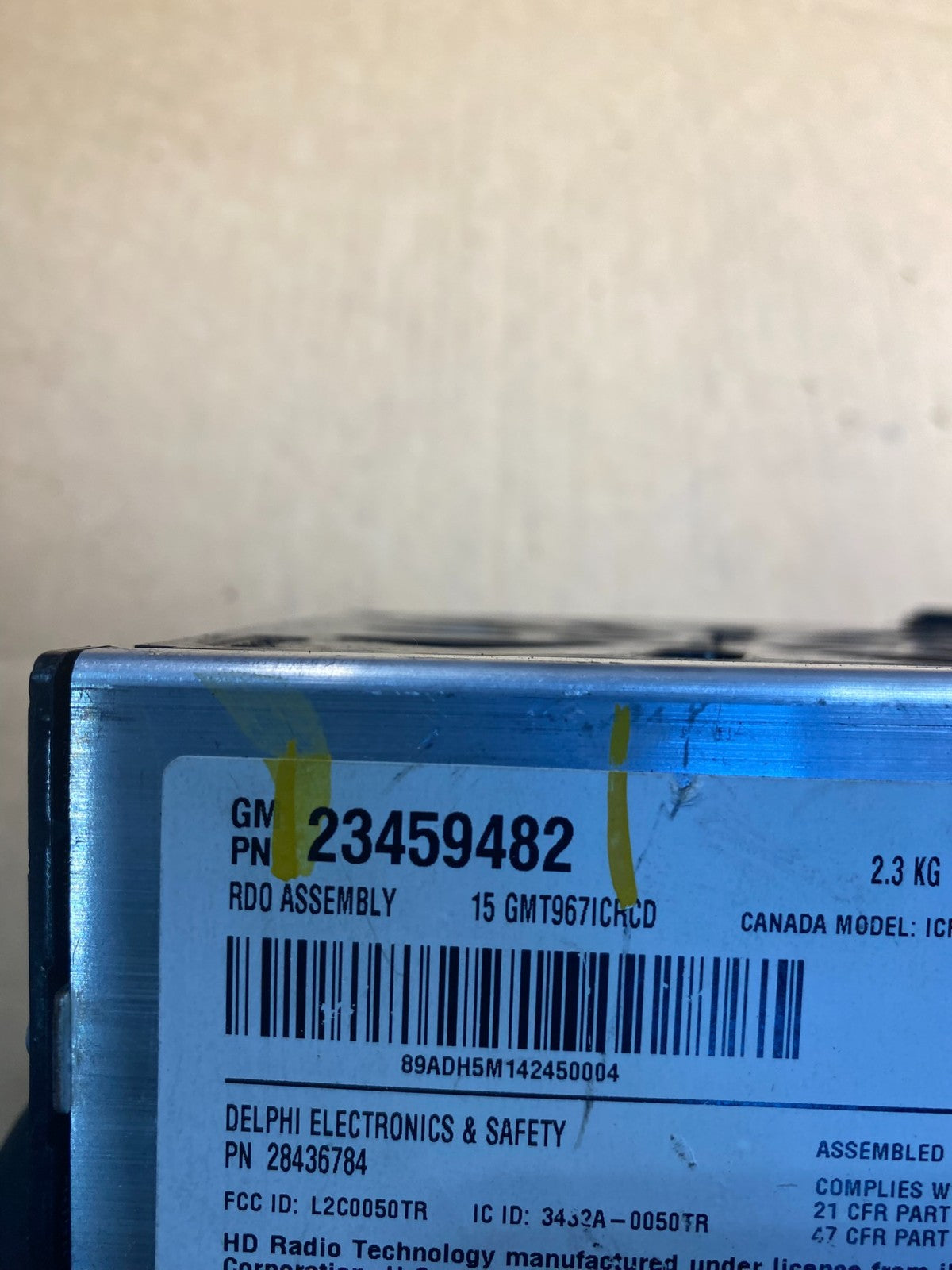 2015 - 2017 Honda Civic Radio Screen Display AM/FM  ac2735 DG7