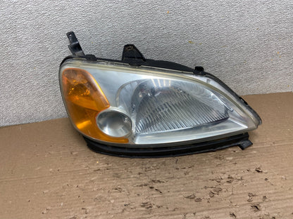 2001 - 2003 Honda Civic Coupe Headlight Halogen Right Passenger Rh Oem AB1648 DW0