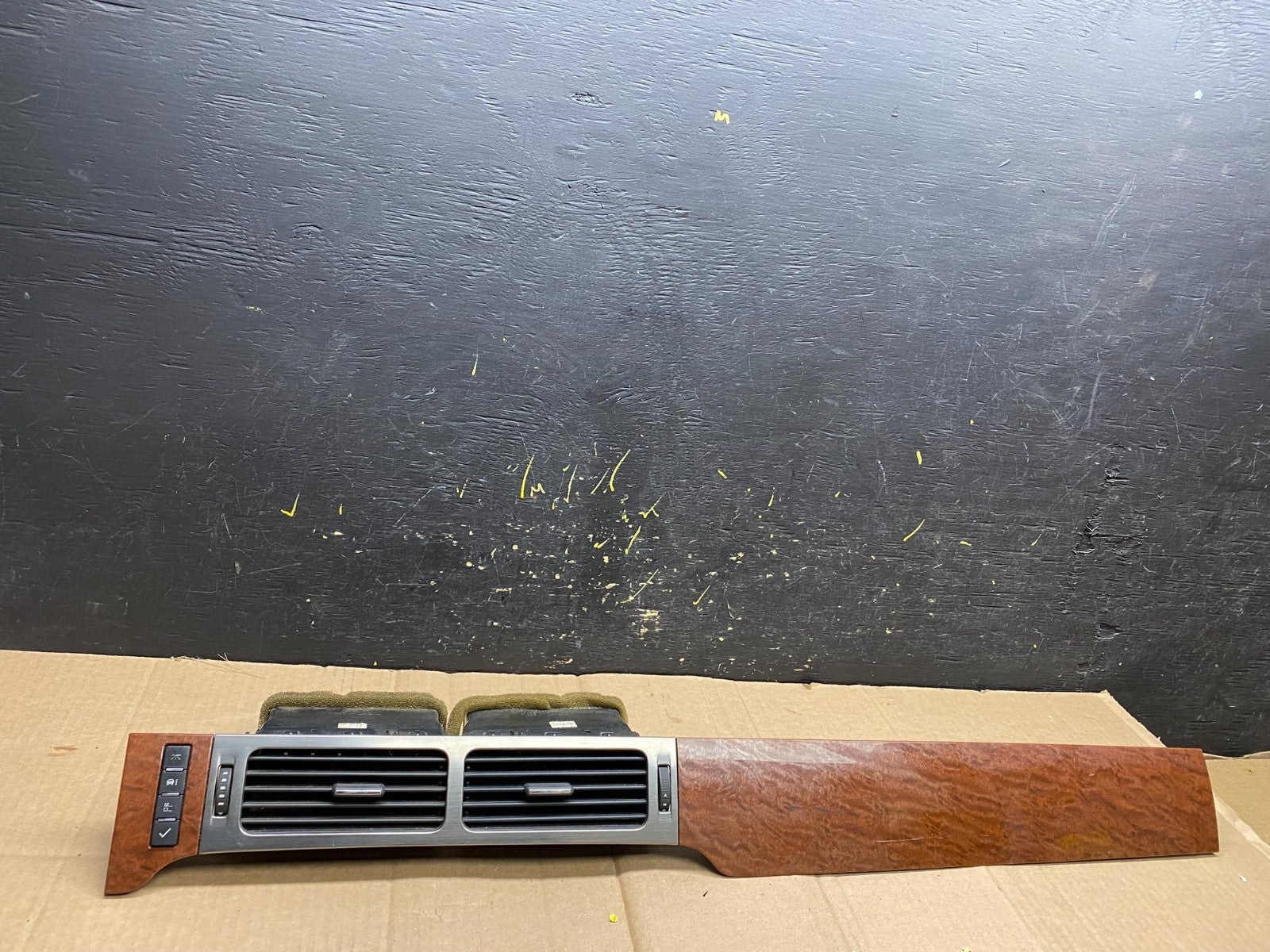 2007-2014 GMC Yukon Denali ash Center Trim Plate Air Vent Maple Wood aa4522 DG0