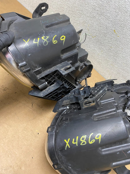 2009-2013 Nissan Rogue Left+Right Side Set Halogen Headlights OEM X4869 DW15
