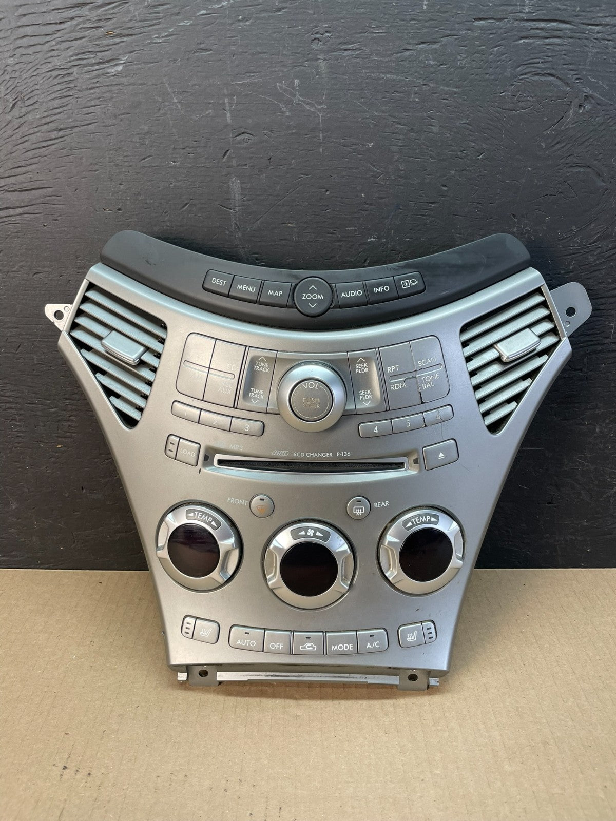 2006-2009 Subaru Tribeca Radio CD Player Climate Control Bezel Panel ae3408 DG0
