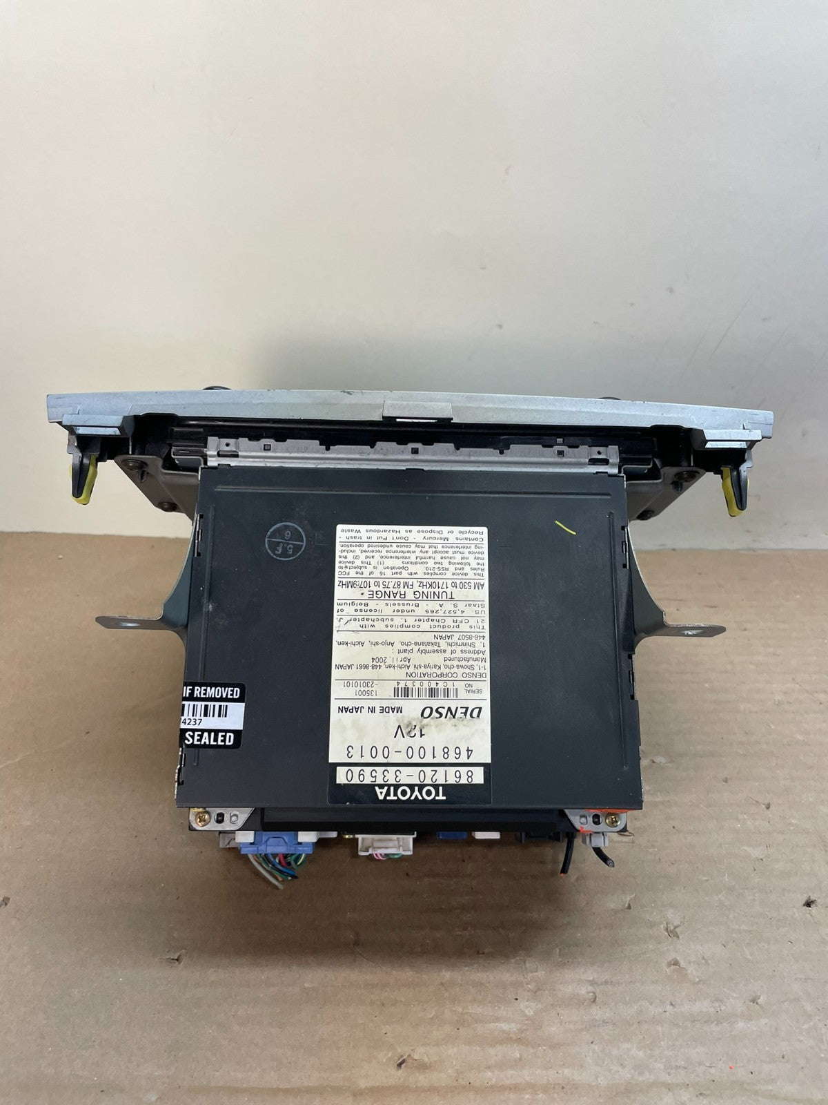 2004-2006 Toyota Solara JBL Navigation GPS Display Radio 86120-06170 AI0513 PS8