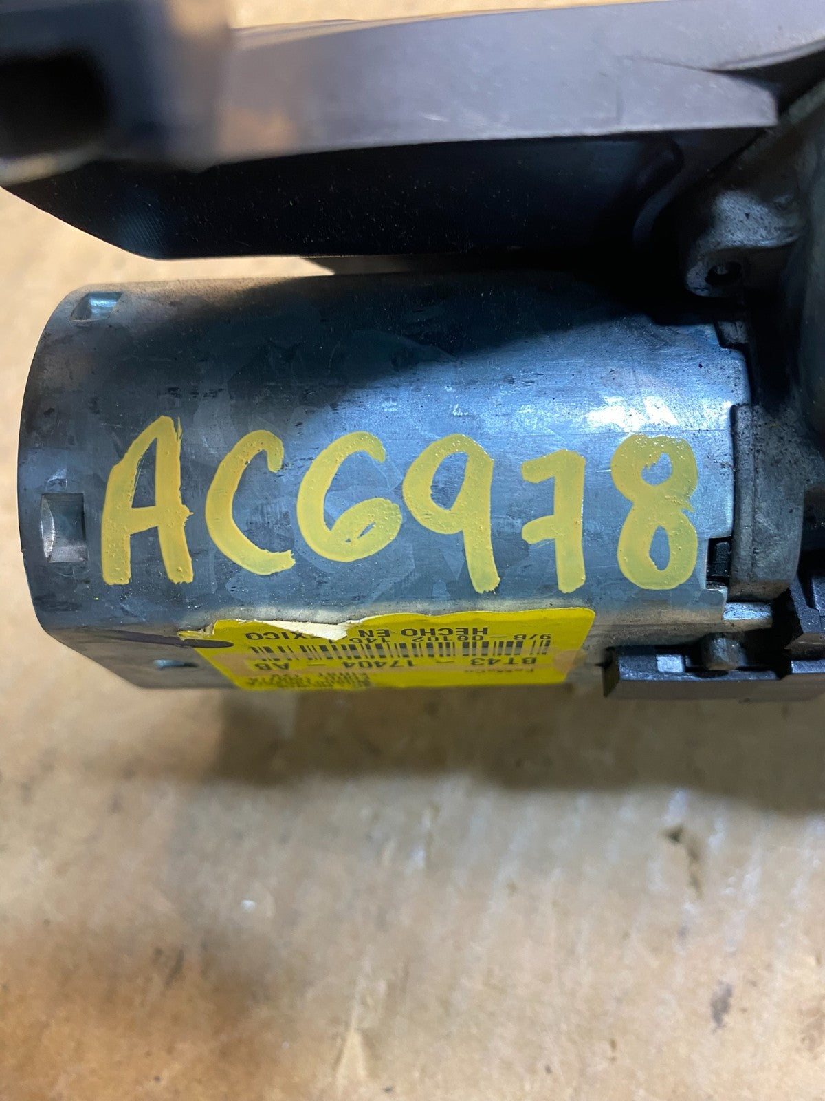 2011 to 2014 Ford Edge Licnoln MKX Rear Windshield Wiper Motor ac6978 DG7
