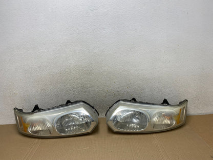 2003 to 2007 Saturn Ion Halogen Headlights Left+Right Side AI9435 LK0