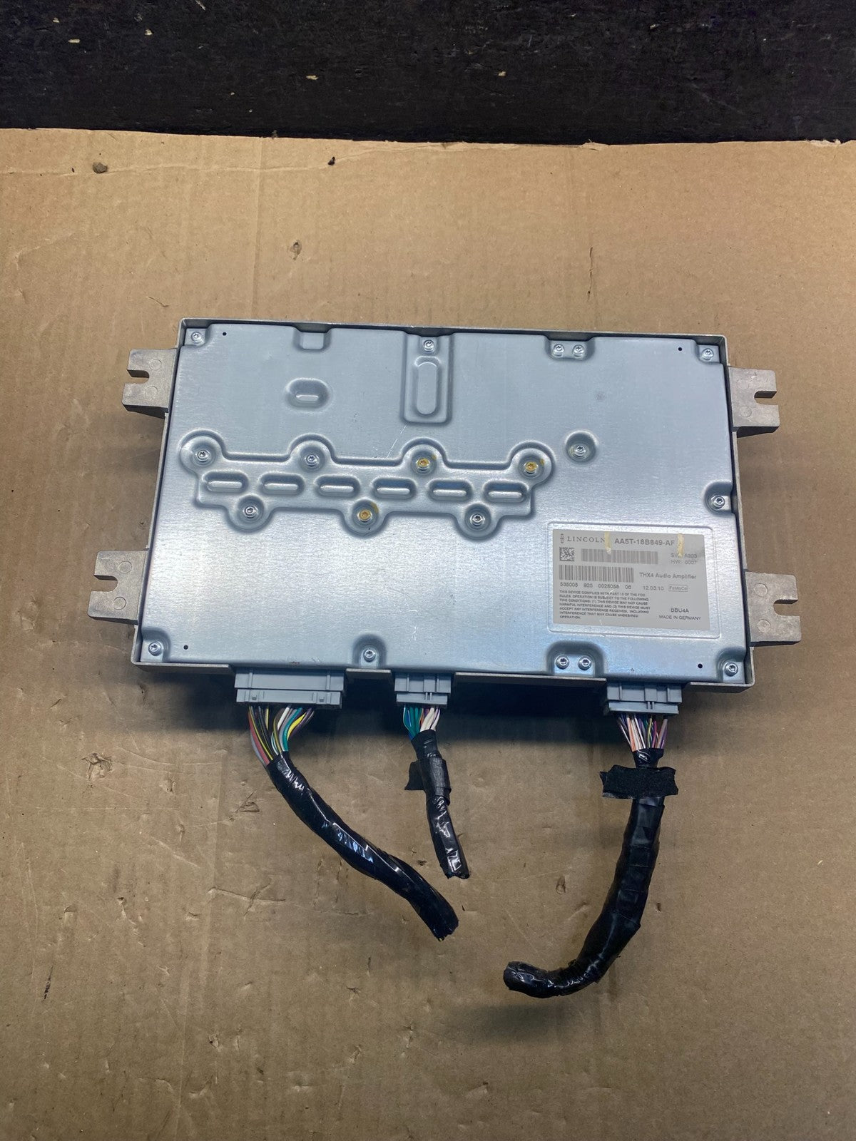 2009 to 2012 Lincoln MKS MKX Premium Radio Stereo Amp Amplifier AG1715 DG1