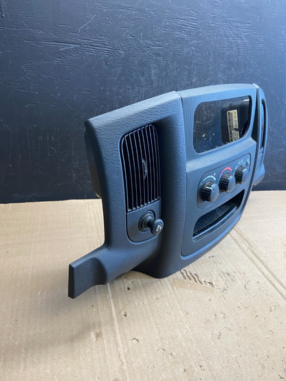 2002 to 2005 Dodge Ram Radio Climate Control Dash Air Vent Bezel Trim AD7244 DG1