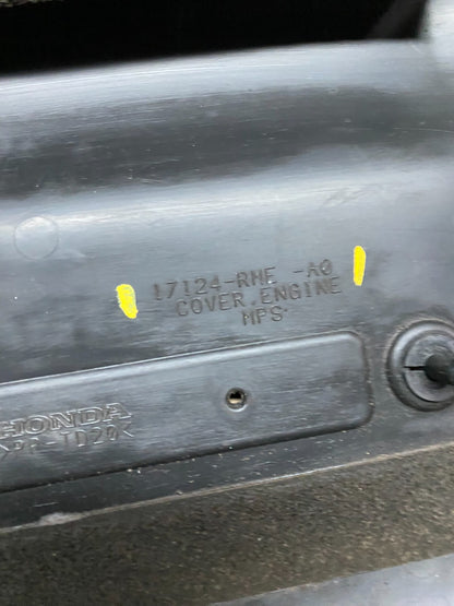 2007 to 2008 Honda Fit Engine Cover Trim Bezel 17124-rme-a0 V4003 DG8