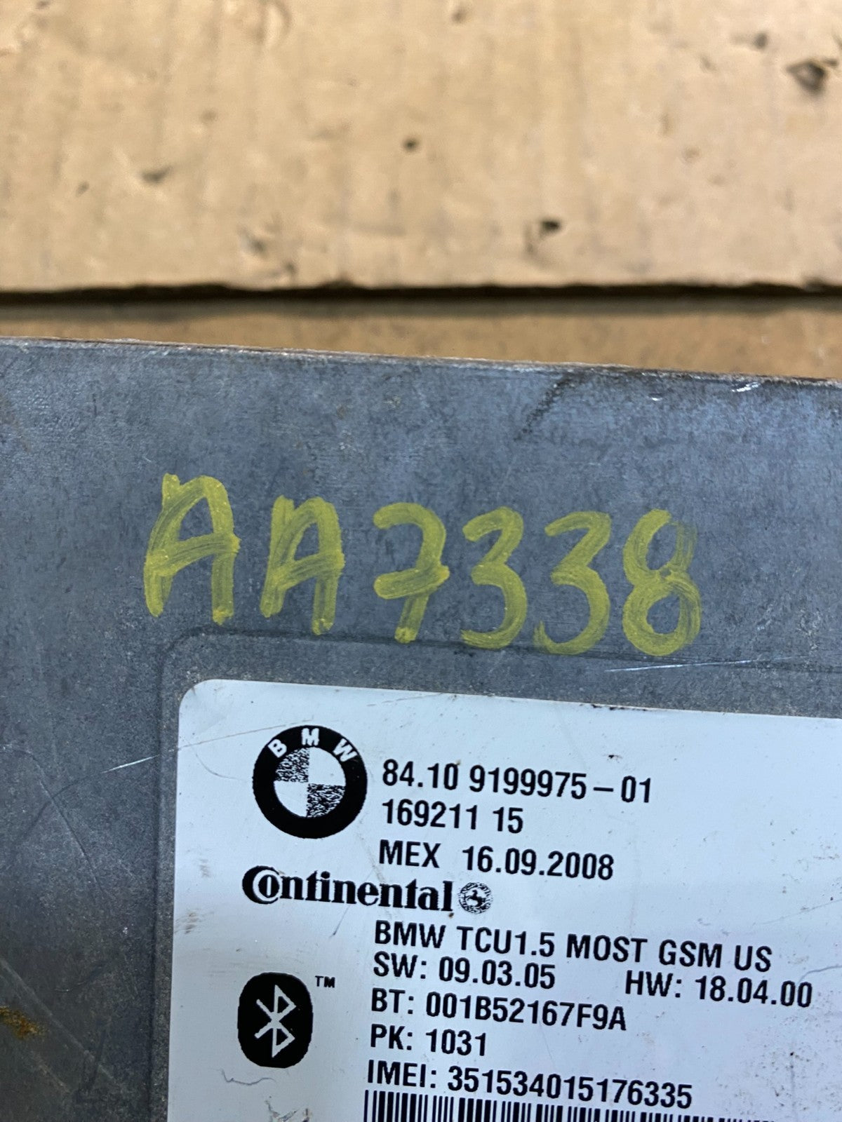2006 to 2010 Bmw Bluetooth  Control Module Computer Telematics OEM AA7338 DG3