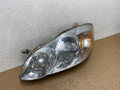 2003 to 2004 Toyota Corolla Left Driver LH side Headlight AG4409 DW2