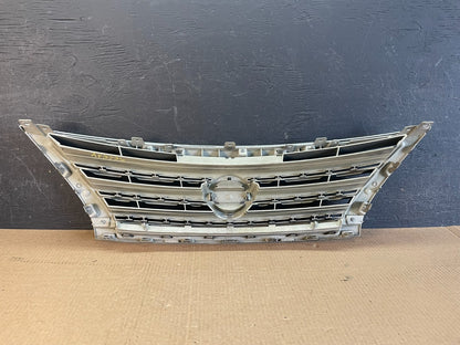 2013 to 2015 Nissan Sentra Front Upper Chrome Grill Grille AF3736 DG3