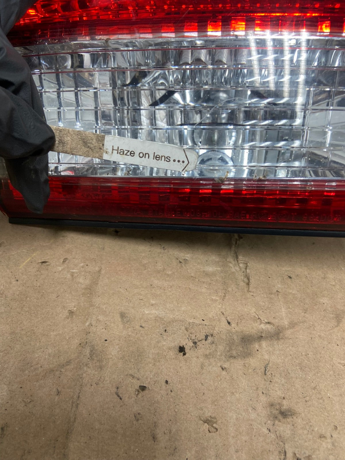 2001 2002 2003 Toyota Sienna Left Driver Lh Side Inner Tail Light AG4848 LK4