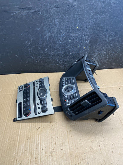 2007 to 2010 Infiniti G35 G37 Radio Player Climate Control Panel Bezel ac9448 DG2