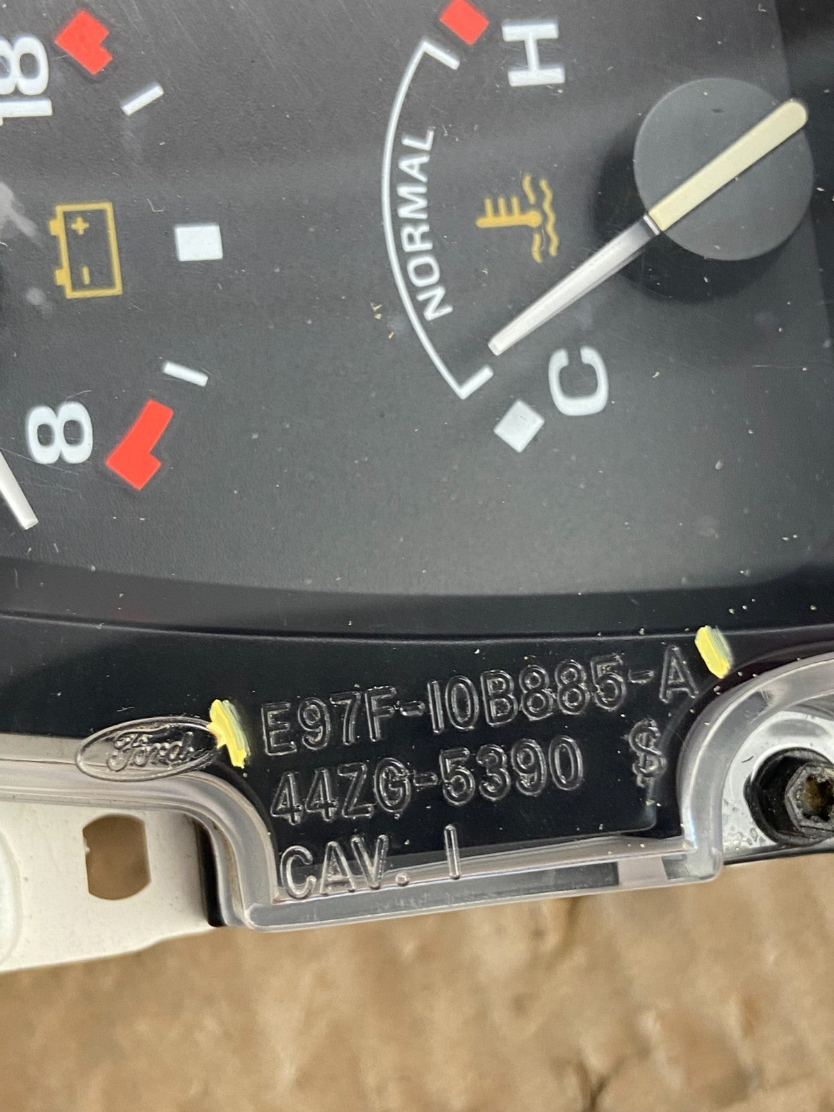 1989 to 1992 Ford Ranger Speedometer Cluster Gauge AE2032 DG6