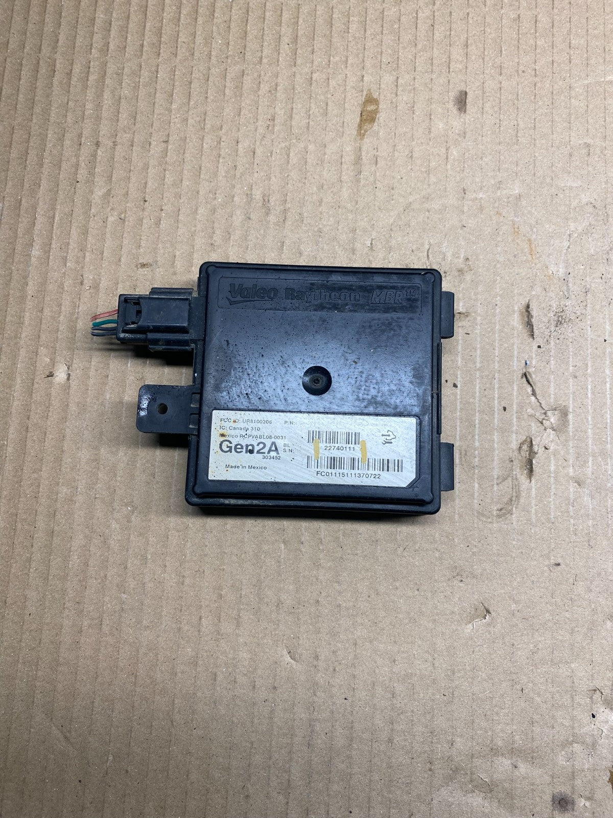 2011-2014 Cadillac Escalade Blind Spot Radar Sensor AH7397 DG0