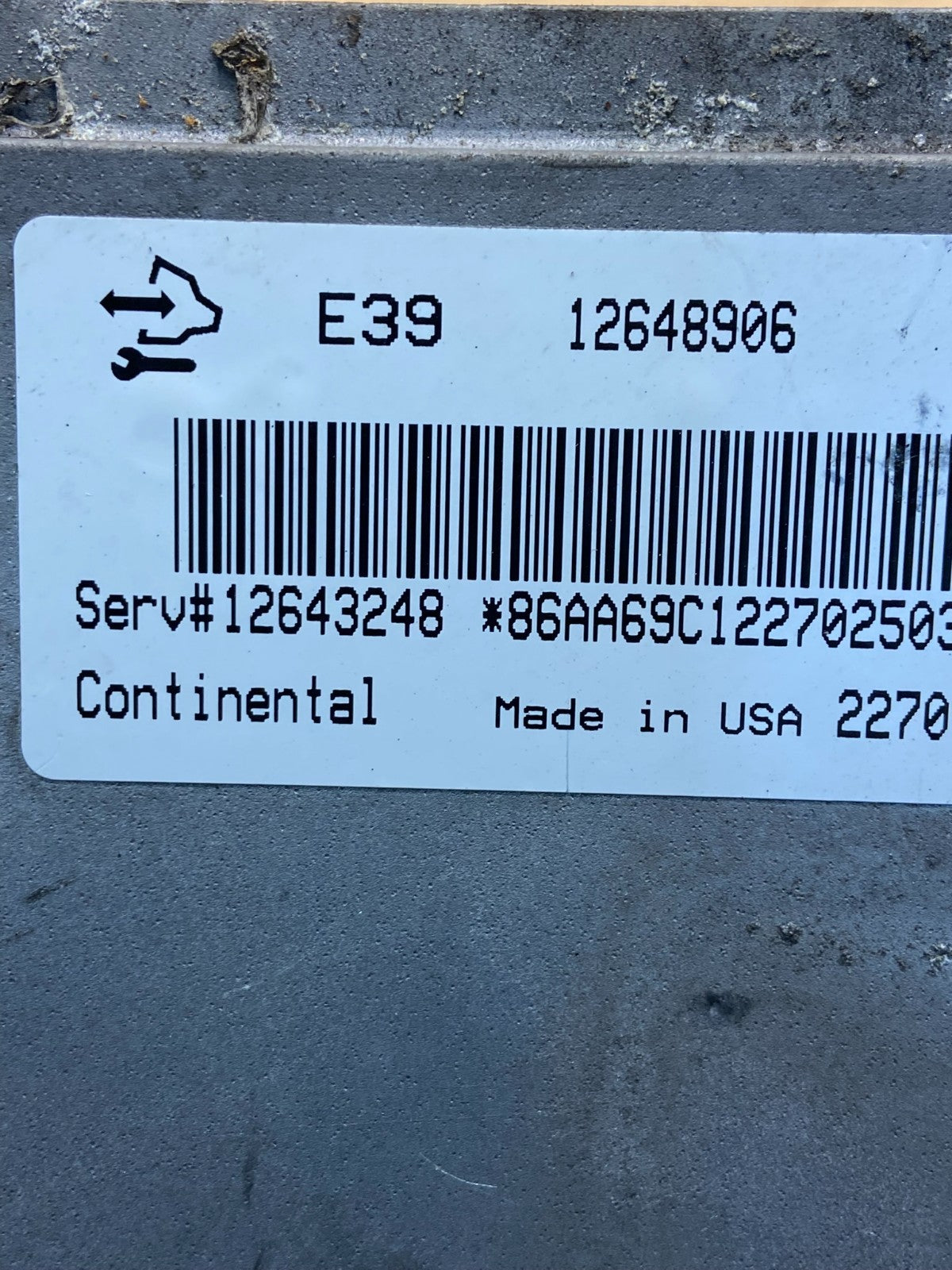 2012 Chevrolet Equinox Ecu Engine Control Module Unit Ecm 12648906 AE4628 DG2
