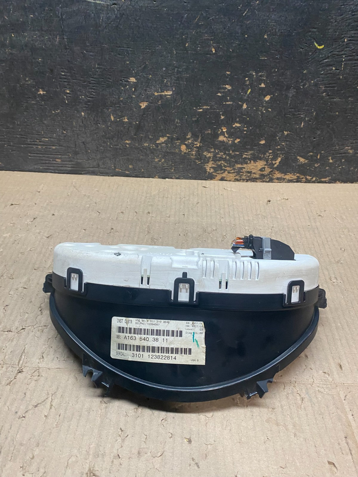2002-2005 Mercedes W163 ML320 ML430 Instrument Cluster Speedometer X8082 DG6