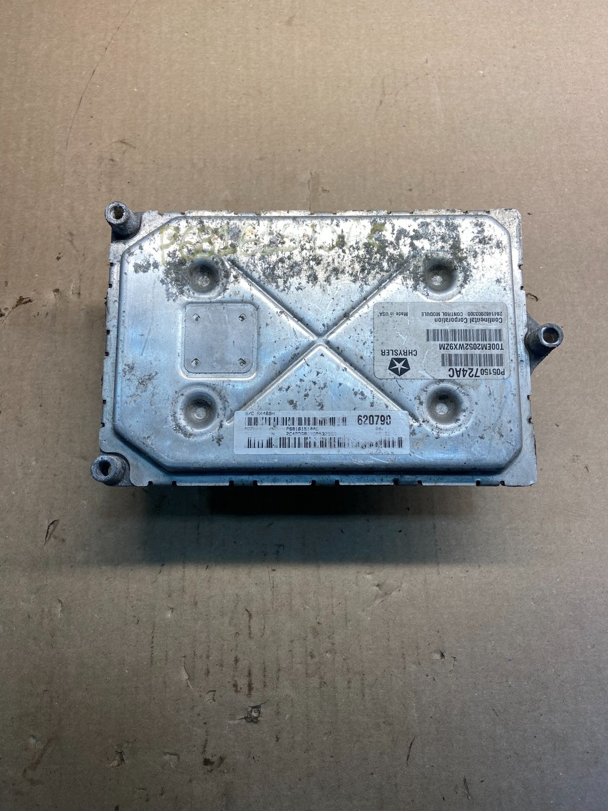 2013 Dodge Caravan  3.6L Engine Control Unit ECU Module ac0608 DG1