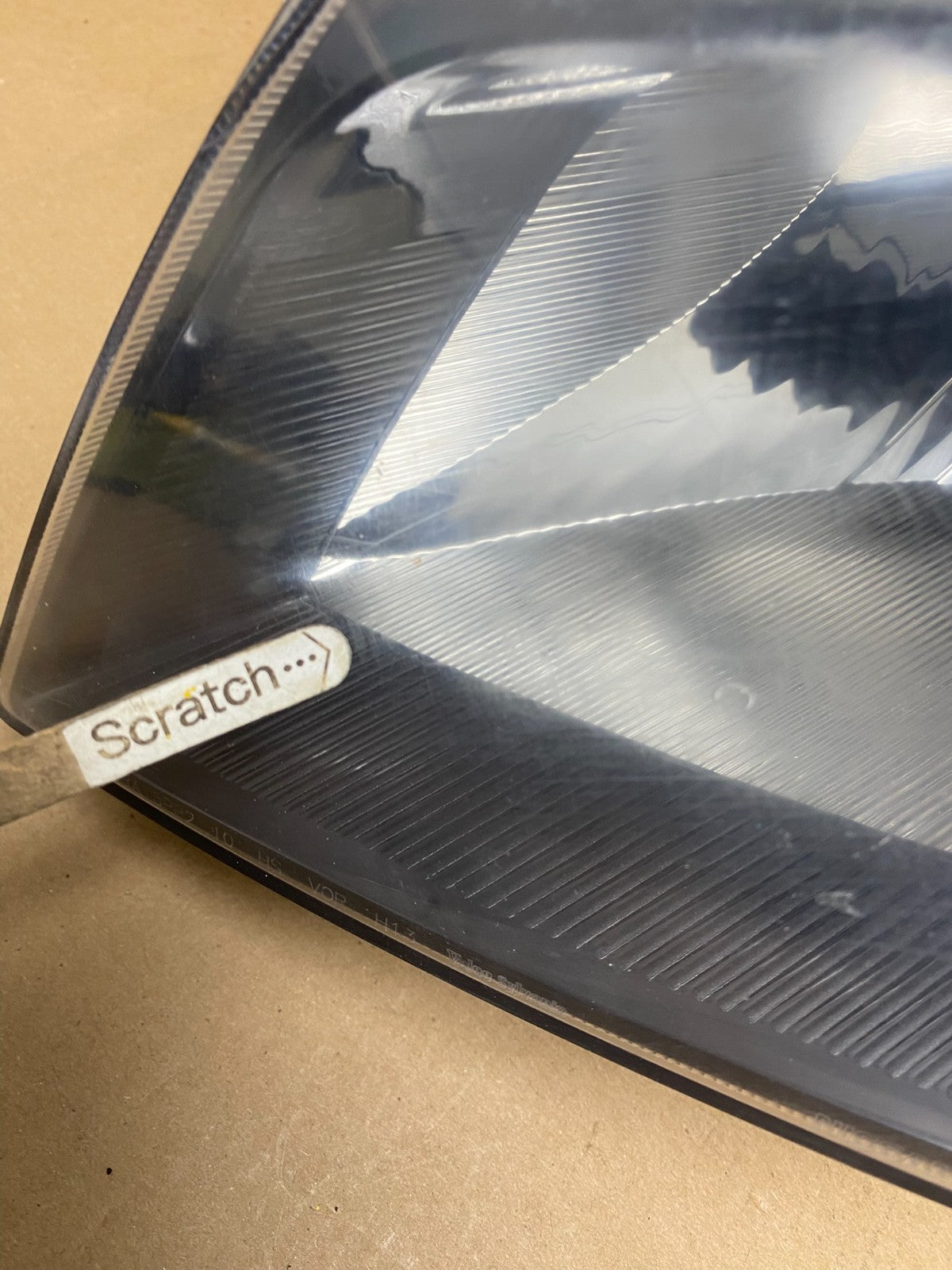 2010-2012 Nissan Sentra Halogen Left Driver LH Black Headlight P8149 DW4