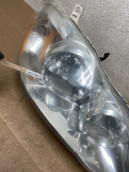 2005 to 2008 Toyota Corolla Right Passenger RH side Headlight Y8749 DW4