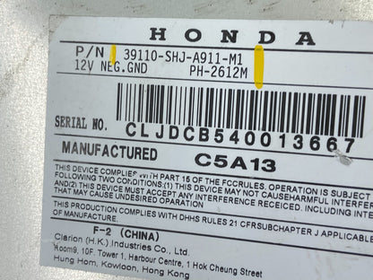 2005-2010 Honda Odyssey Information Display Screen 39810-SHJ-A010-M1 u4675 DG5