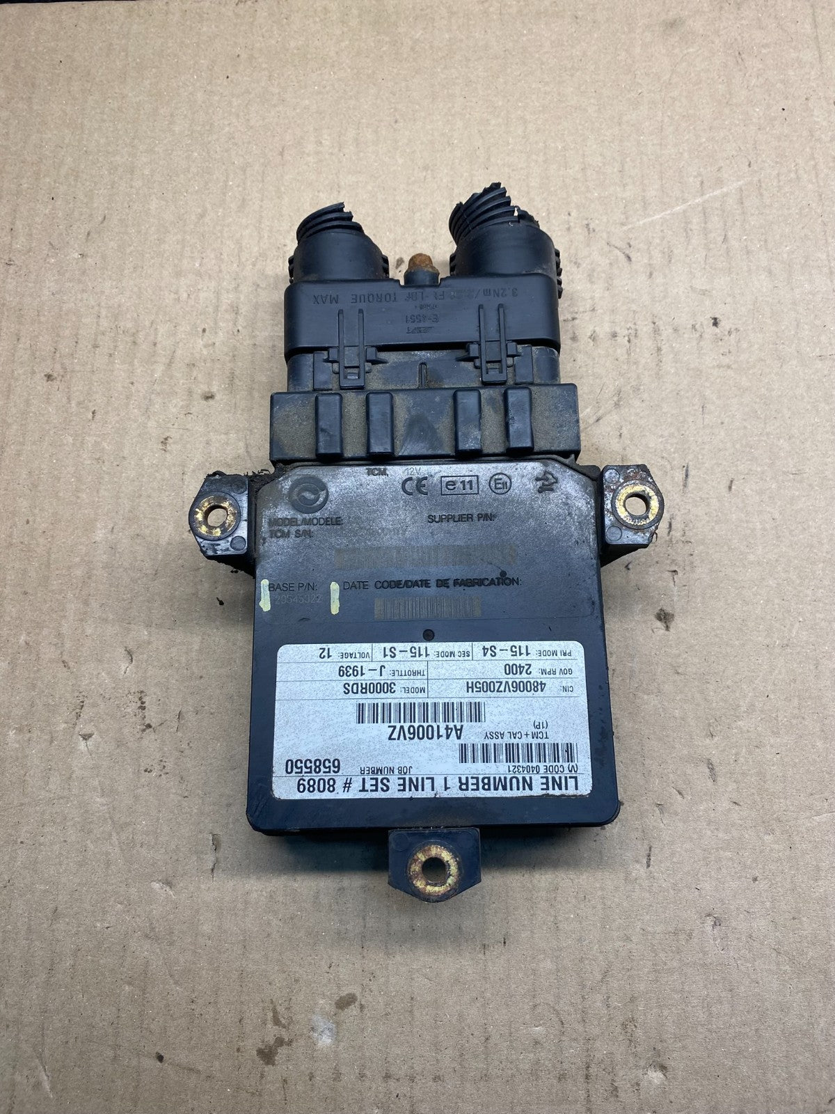 Allison Transmission Control Module 29545322 AH1692 DG0