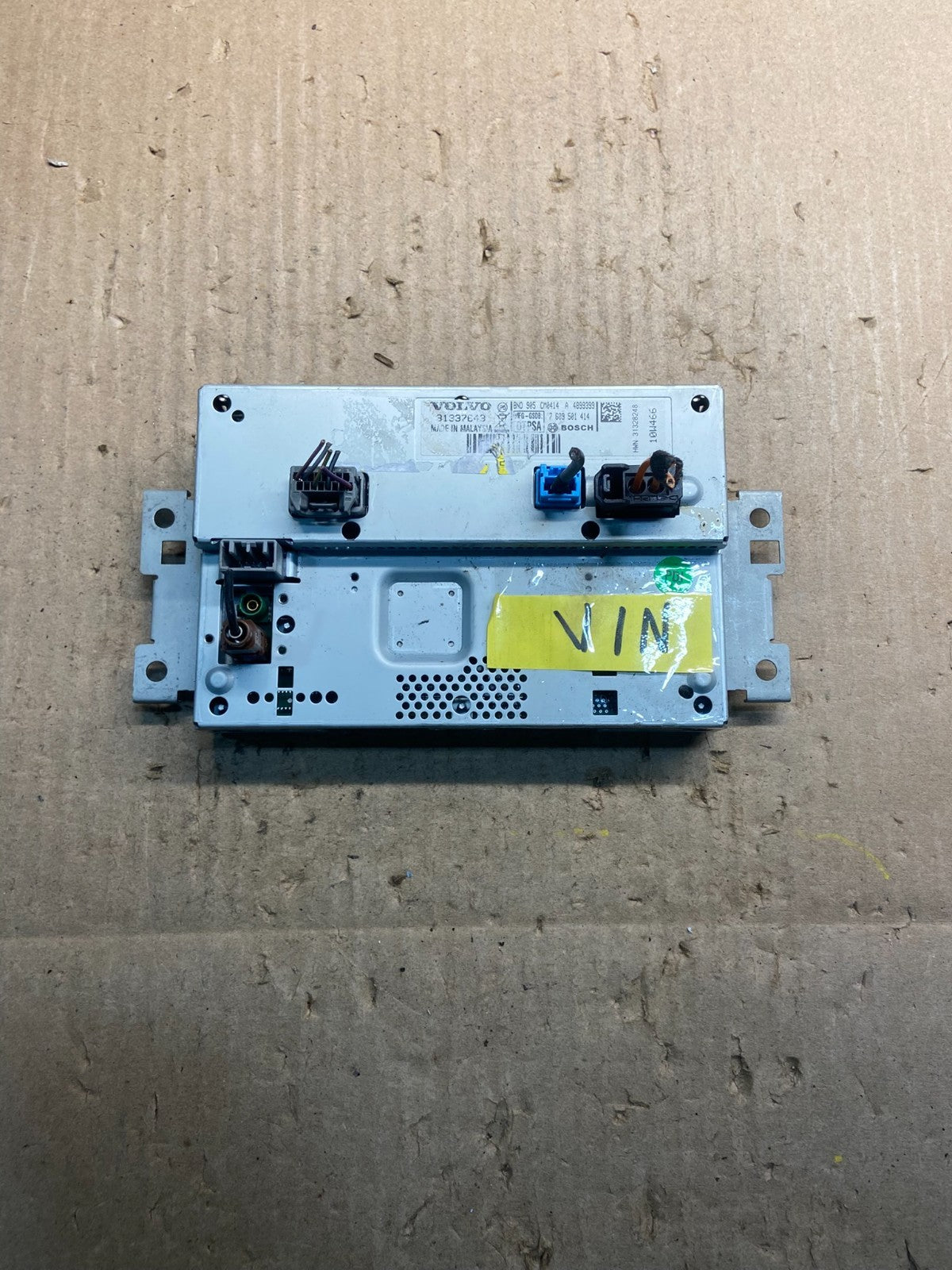 2011 2013 Volvo S60 CD Player Radio Head Unit Y7658 DG5