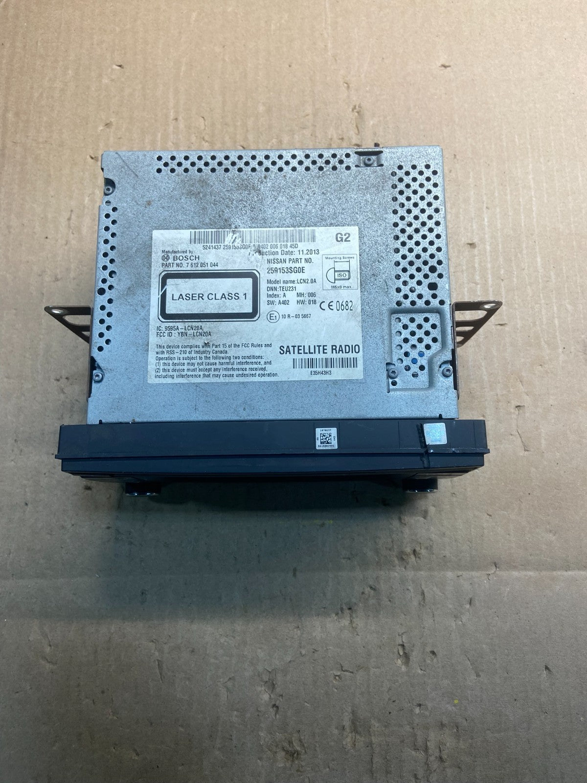 2013 - 2017 Nissan NV200 AM/FM Radio CD Player AM/FM OEM Y7621 DG4