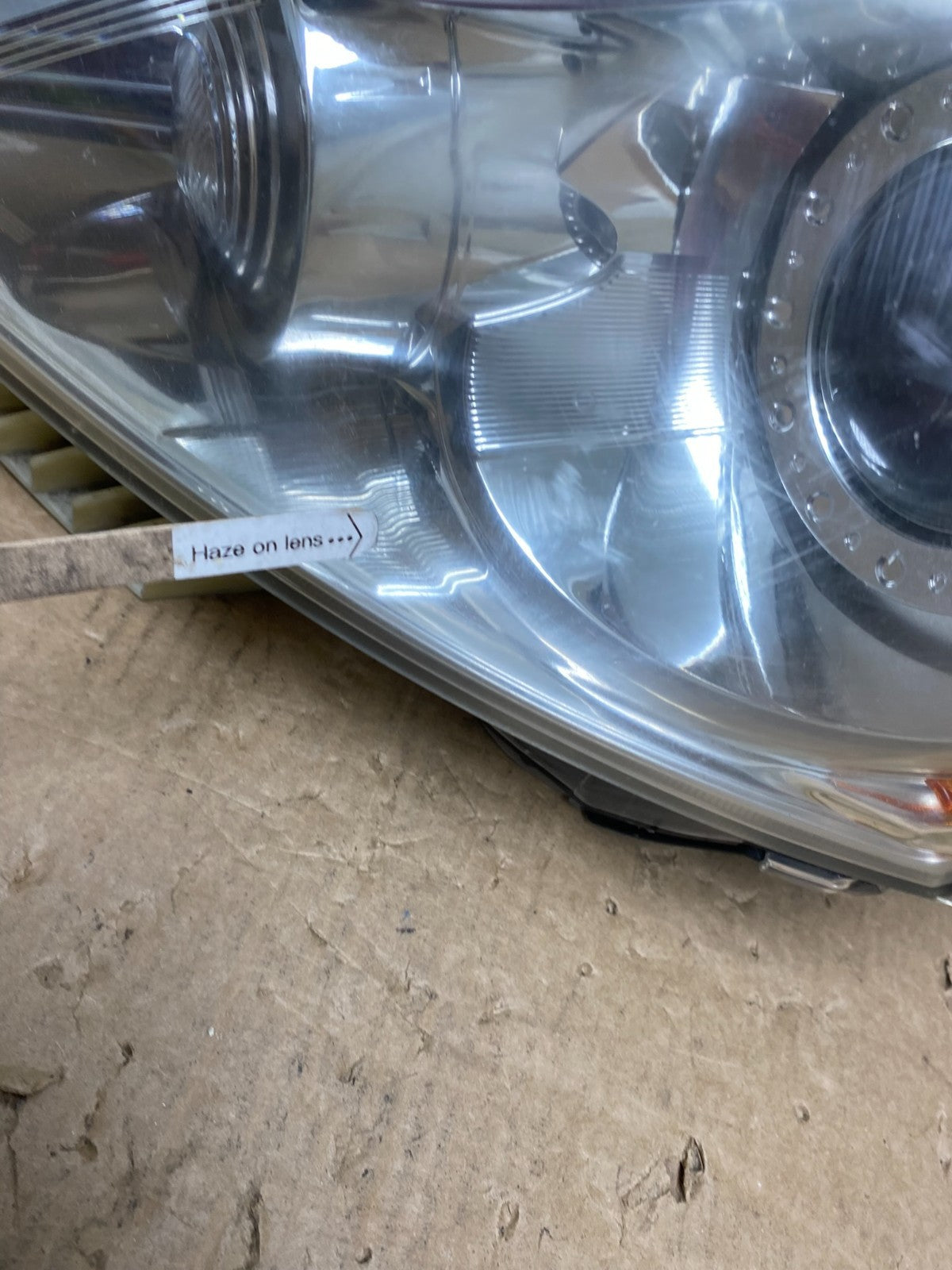 Sedan 4Door 2010 to 2013 Infiniti G37 Left Driver Headlight Xenon AF7436 DW5