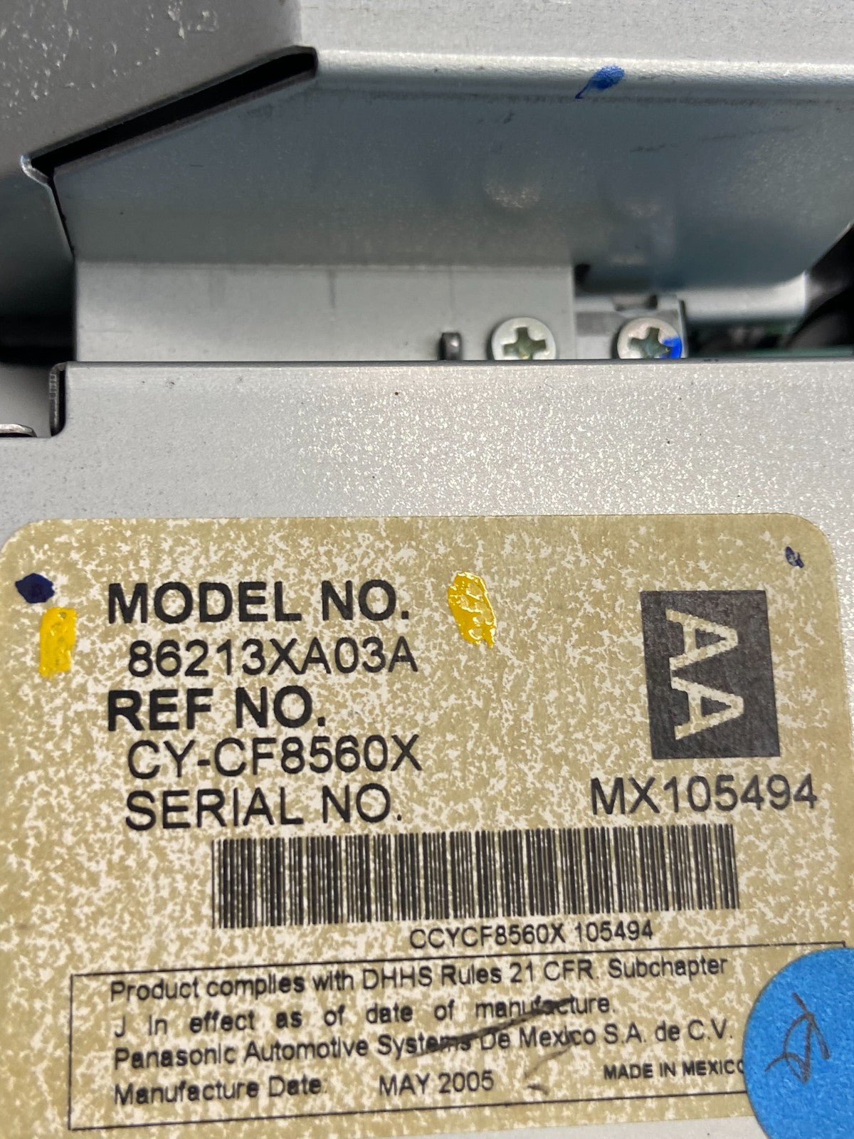 2006-2009 Subaru Tribeca Radio CD Player Climate Control Bezel Panel ae4174 DG5