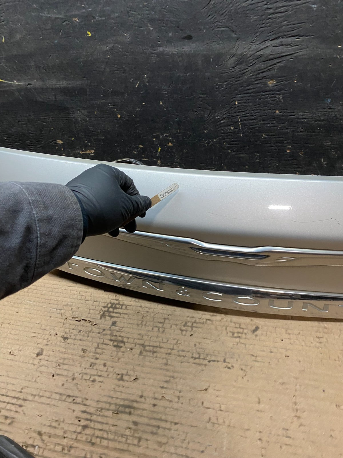 2011 to 2016 Chrysler Town & Country Tailgate Trim w/ Camera Panel OEM V2518 DG6