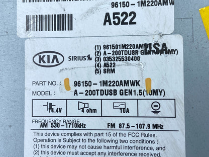2010 - 2013 Kia Forte Radio AM/FM CD Player Receiver Stereo OEM Y5558 DG9
