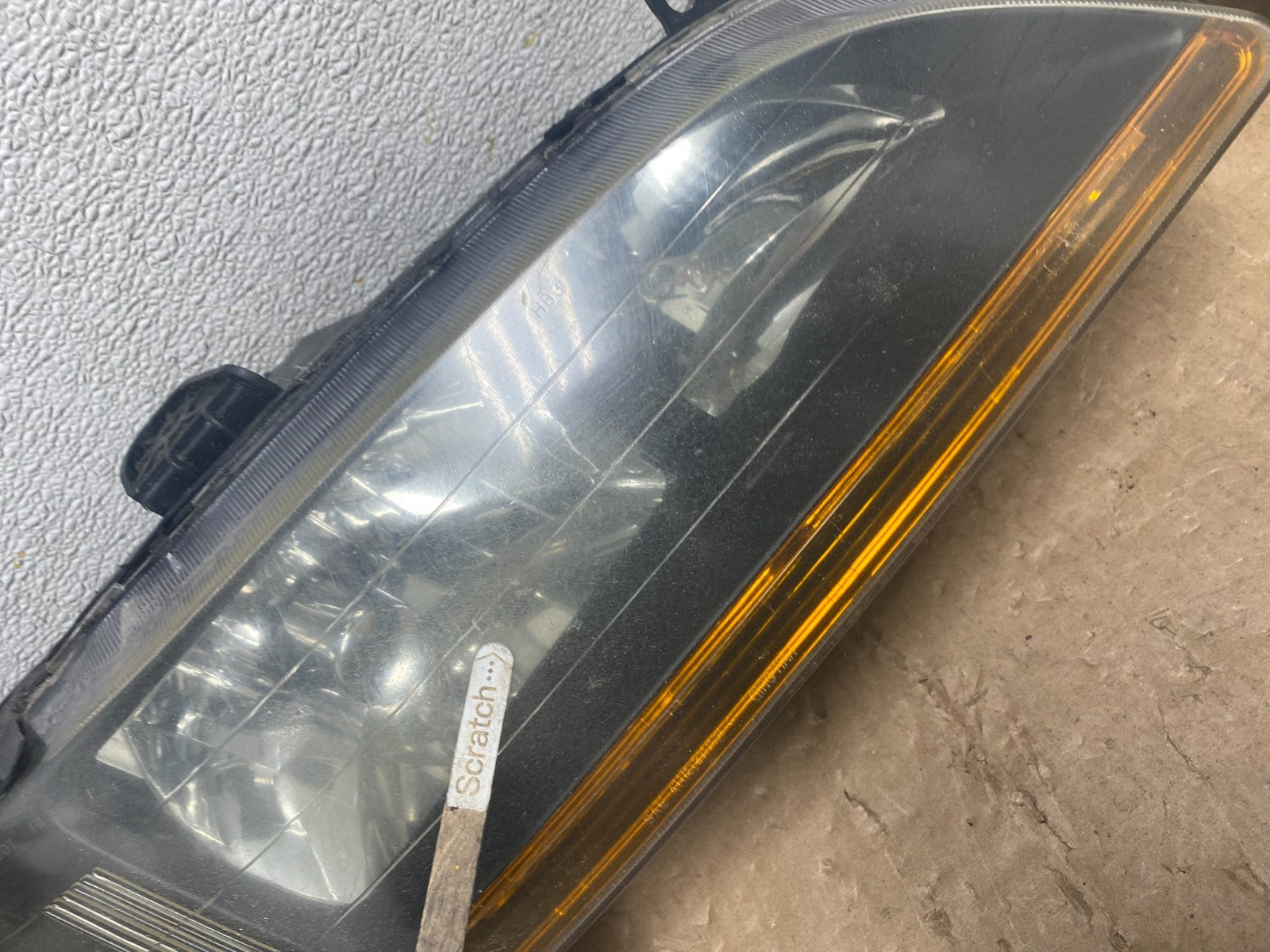1998 to 2002 Honda Accord Black Left+Right Set Side Headlights S0748 DW3
