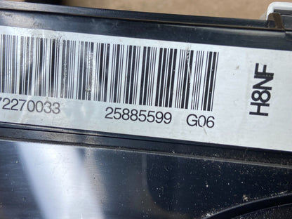 2008 to 2011 Chevrolet Tahoe Hybrid Cluster Gauge Speedometer ECM  y5295 DG5