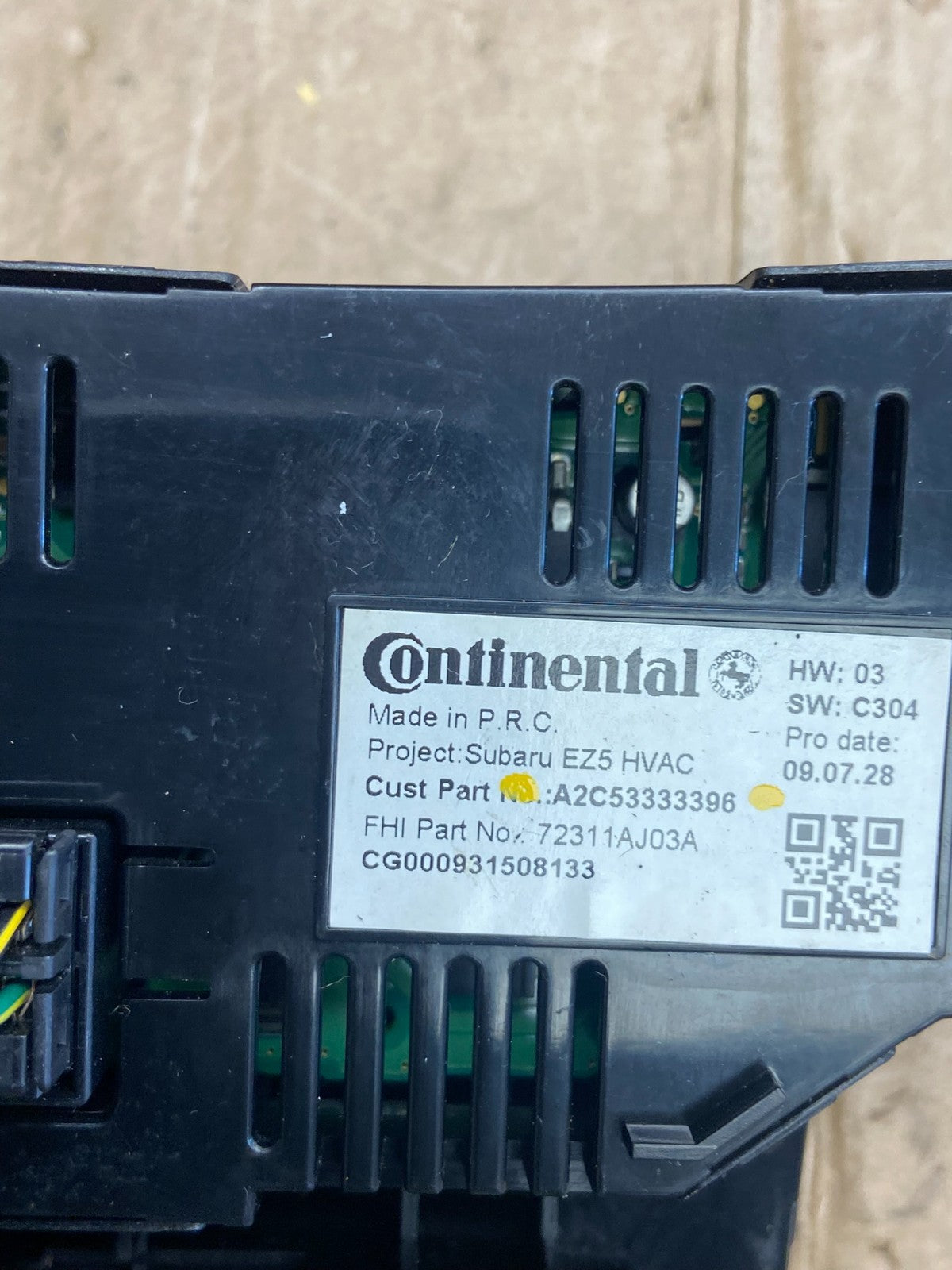 2010 - 2014 Subaru Outback Legacy A/C Heater Climate Control Unit AE4094 DG6