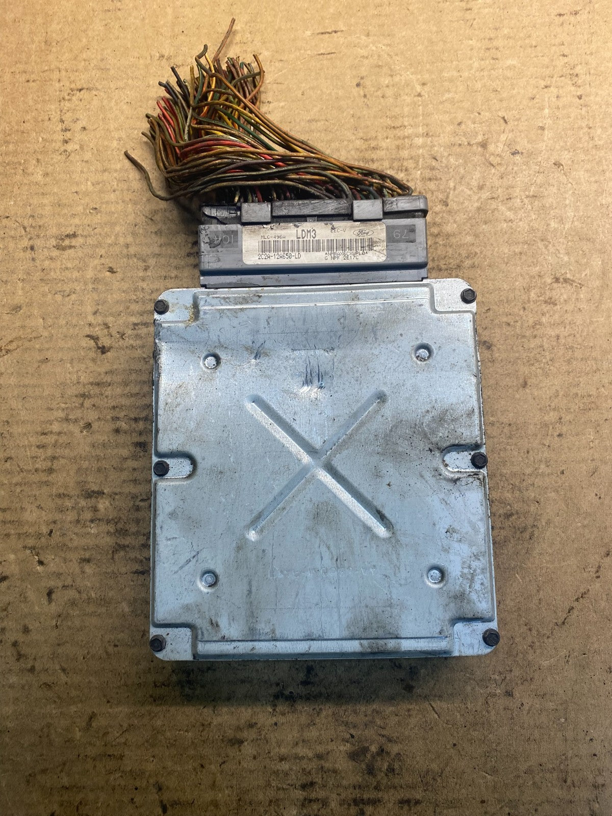 2000 Ford Van E250 E350 Diesel Engine Control Module 2C2A-12A650-LD AA1769 DG0