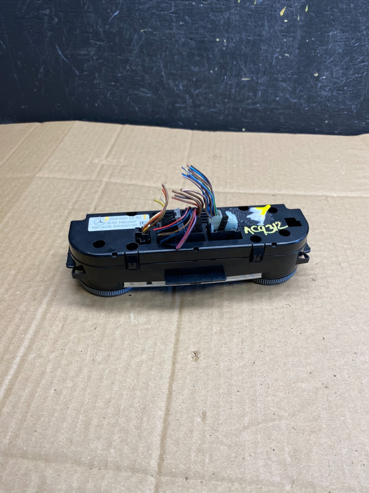 2008 2009 2010 Mercedes C-Class C300 A/C AC Climate Control Panel AC9312 DG5