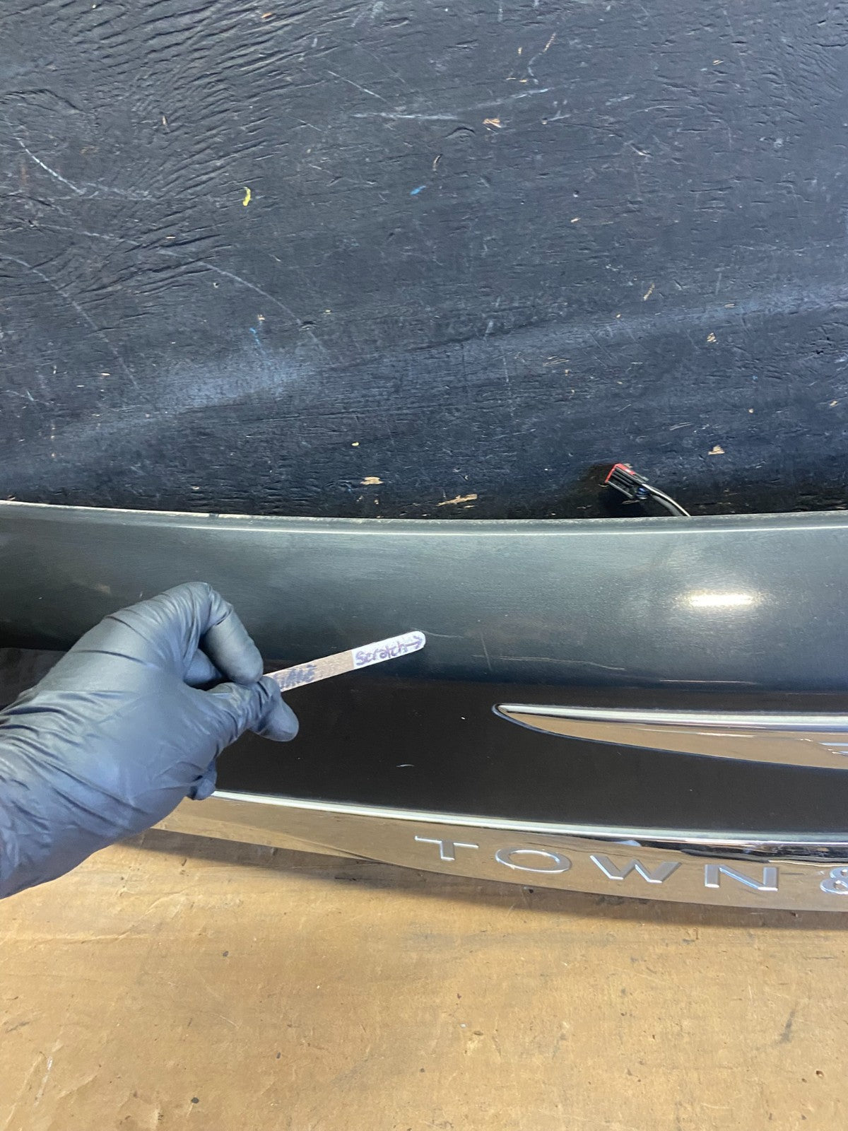 2011 to 2016 Chrysler Town & Country Tailgate Trim w/ Camera Panel OEM R0248 DG3