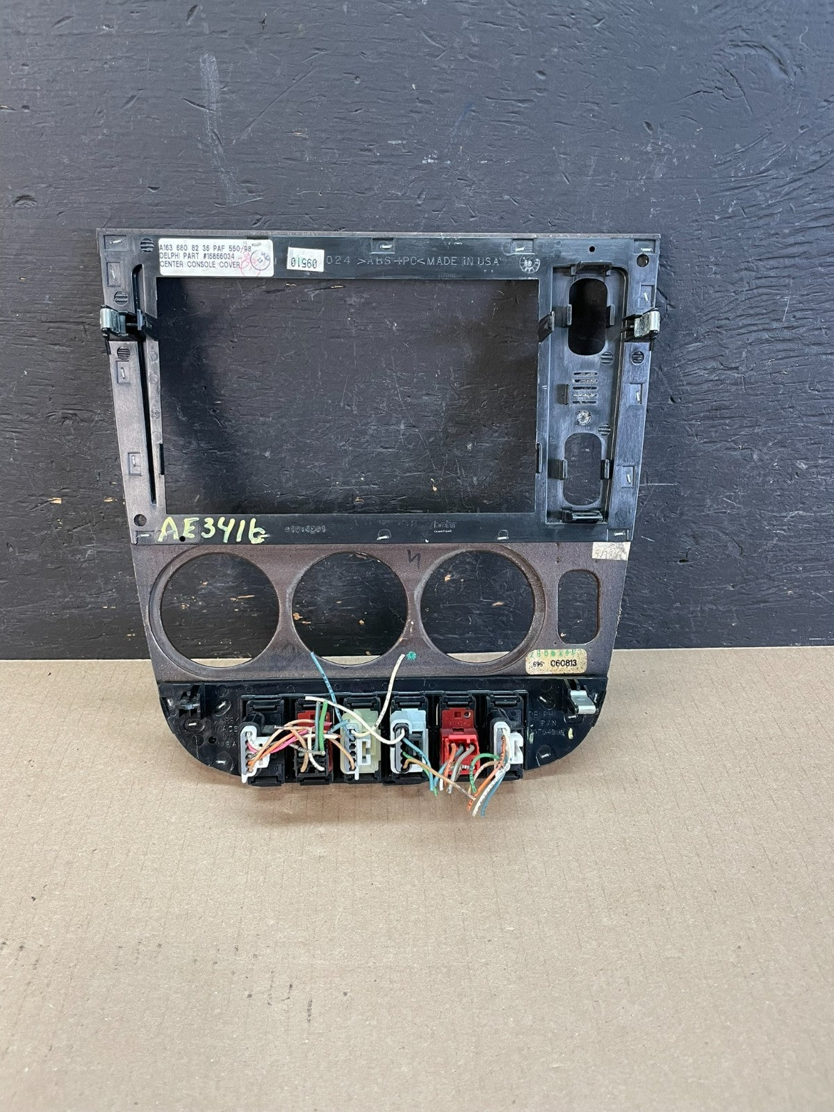 1998-2002 Mercedes ML 430 320 Center Console Cover Trim Panel Bezel ae3416 DG5