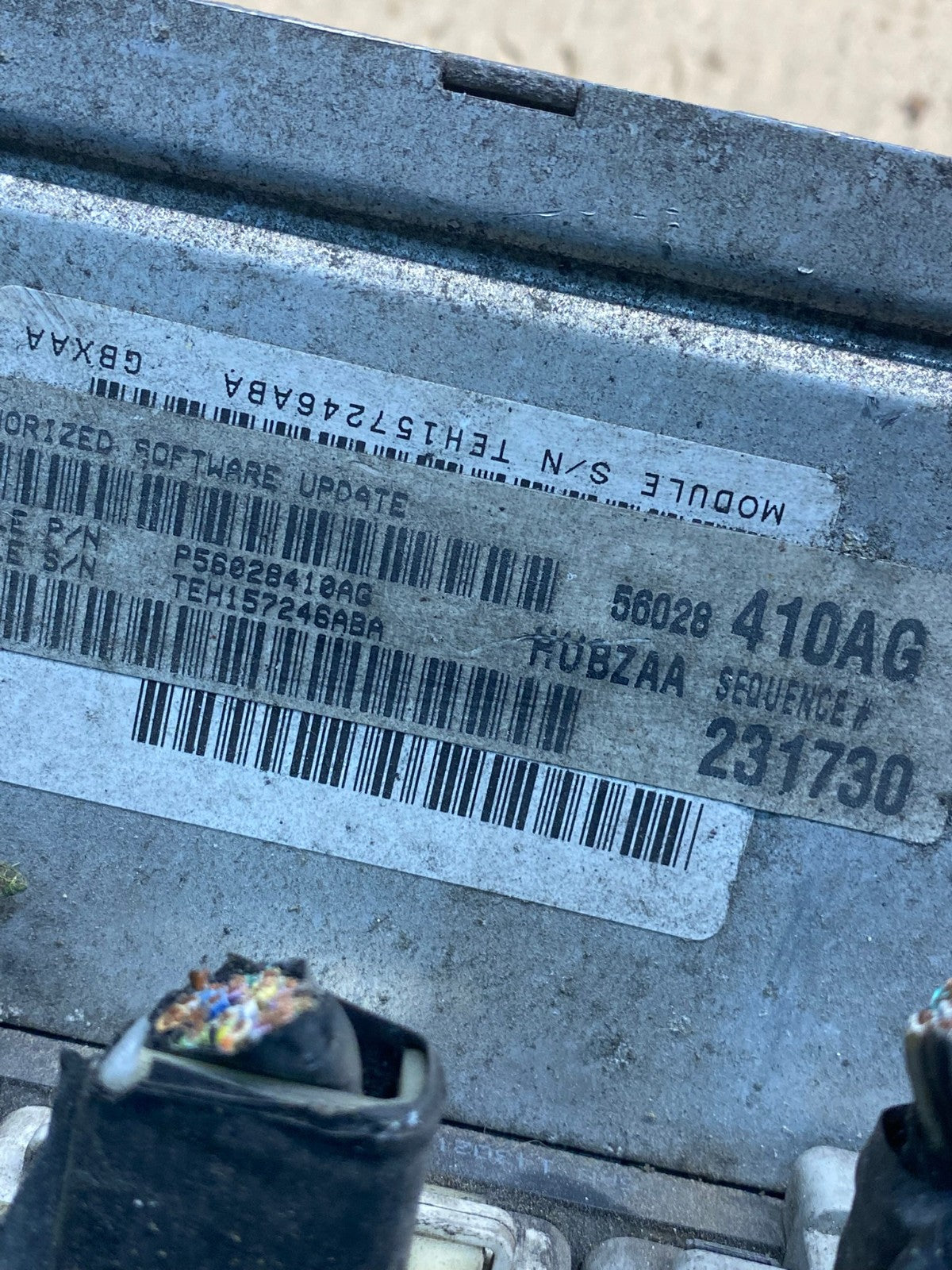 2002 Dodge Ram 4.7L Engine Computer Module ECM p56028410ag ECU AH3355 LK2