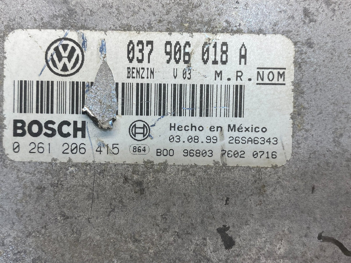 2000 Volkswagen Cabrio ECM Engine Control Unit ECU AF6626 DG2