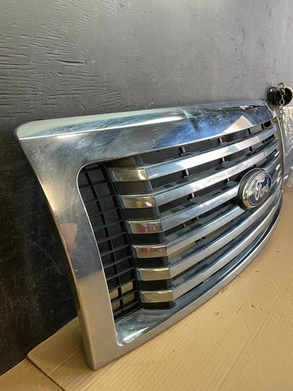 2009 to 2012 Ford F150 XLT Front Upper Grill Grille Chrome ae8665 DG2