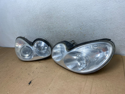 2002 to 2005 Hyundai Sonata Left+Right Side Headlights Halogen AI8832 DW1